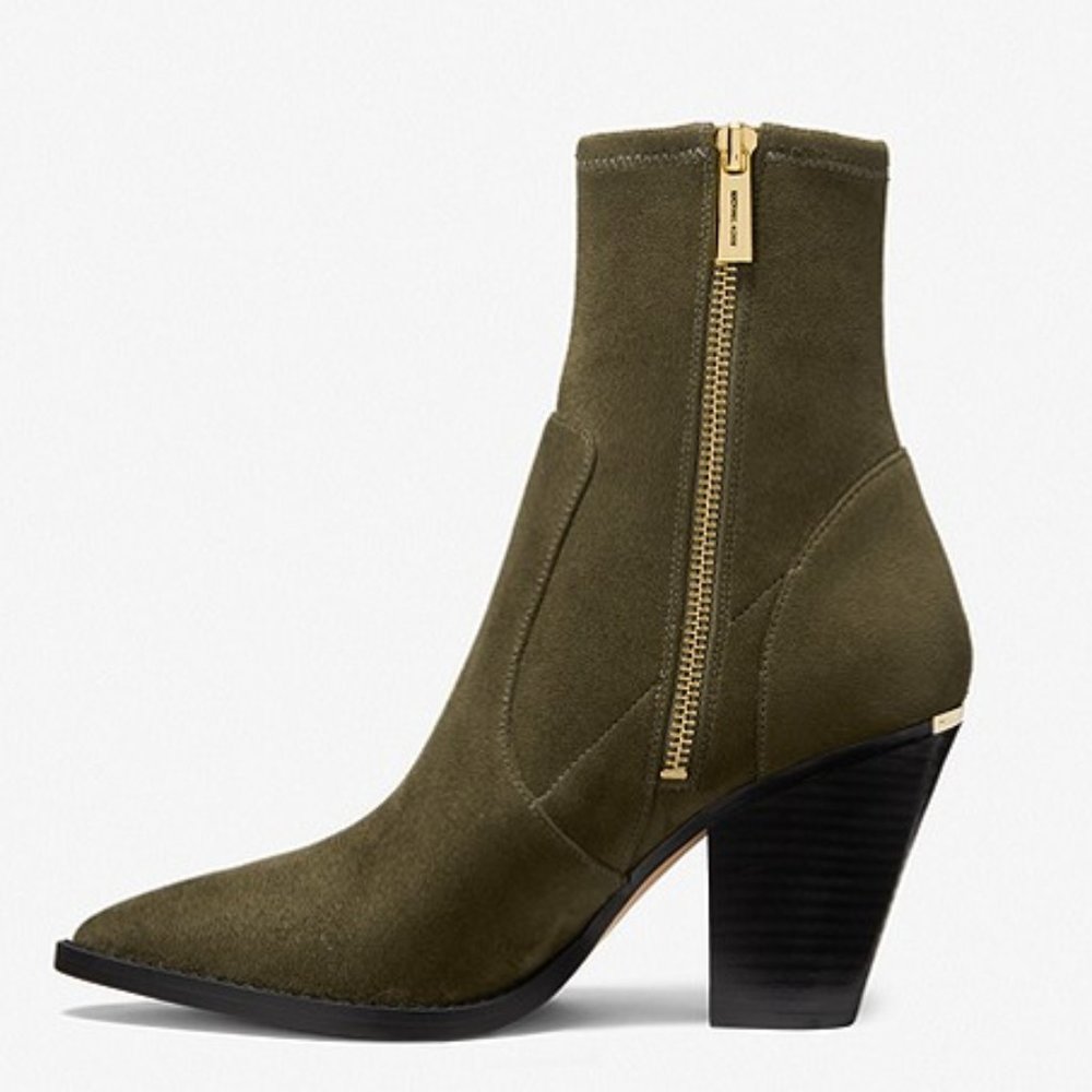 MICHAEL MICHAEL KORS Dover Faux Suede Ankle Boot - Picture 3 of 4